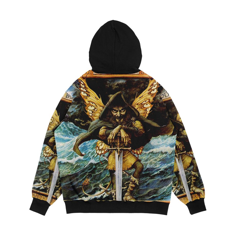 Sword Jethro Tull 2020 Sudahlah Men's All-Over-Print Hoodie - Image 2