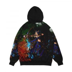 Alternative view of Sylvanas Windrunner Men's All-Over-Print Hoodie