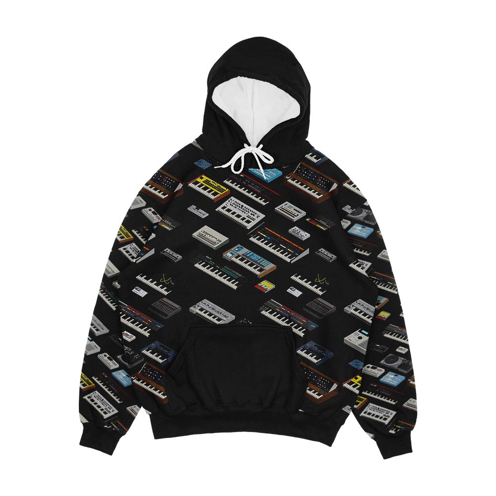 Synthesizer Fan Collection Men's All-Over-Print Hoodie