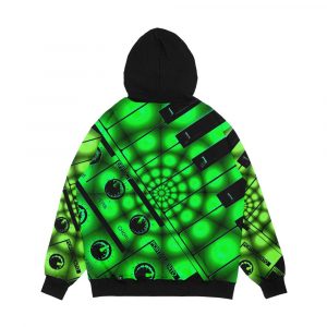 Alternative view of Synthesizer Keys And Filters Men's All-Over-Print Hoodie