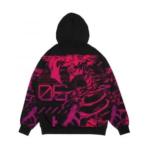 Alternative view of Synthetic Human Neon Biomega Inspired Graphic Men's All-Over-Print Hoodie