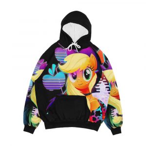 Synthwave Applejack Men's All-Over-Print Hoodie