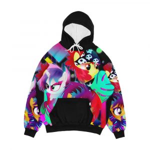 Synthwave Cutie Mark Crusaders Men's All-Over-Print Hoodie