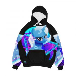 Synthwave Trixie Men's All-Over-Print Hoodie