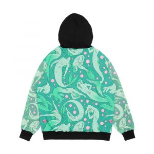 Alternative view of Tails Of The Deep Men's All-Over-Print Hoodie