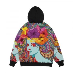 Alternative view of Take A Trip To The Cosmics Men's All-Over-Print Hoodie