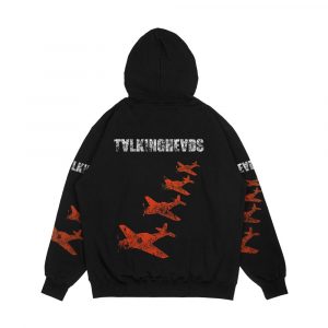 Alternative view of Talking Heads Planes Distressed Men's All-Over-Print Hoodie