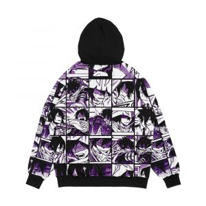 Alternative view of Tamaki Amajiki Collage Color Version Men's All-Over-Print Hoodie