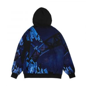 Alternative view of Taron Night Sky Phantasialand Men's All-Over-Print Hoodie