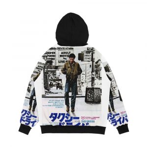 Alternative view of Taxi Driver Japanese Poster Men's All-Over-Print Hoodie