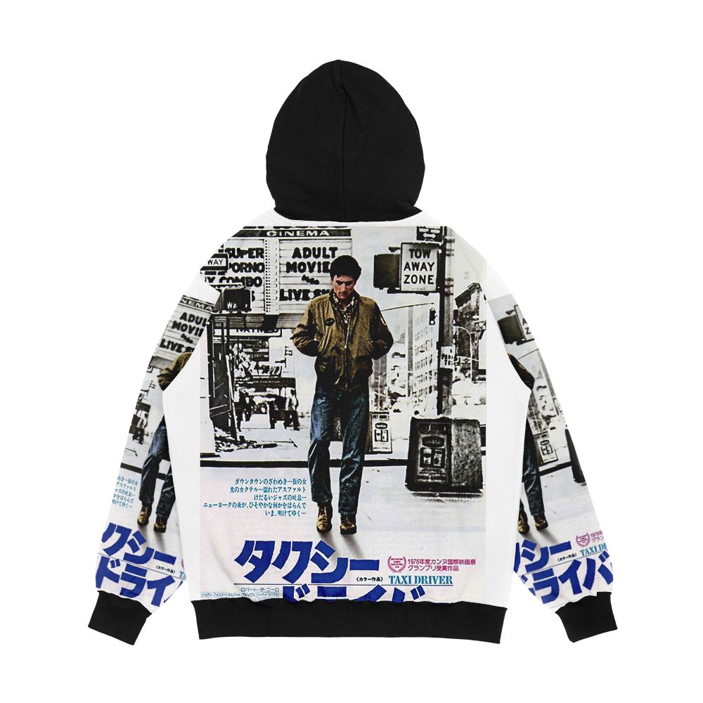 Taxi Driver Japanese Poster Men's All-Over-Print Hoodie - Image 2