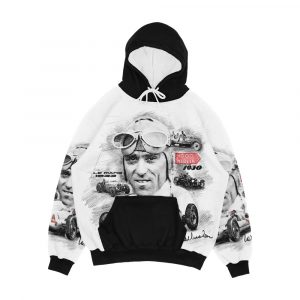 Tazio Nuvolari Men's All-Over-Print Hoodie