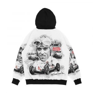 Alternative view of Tazio Nuvolari Men's All-Over-Print Hoodie