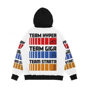 Alternative view of Team Hyper Giga Strata Men's All-Over-Print Hoodie