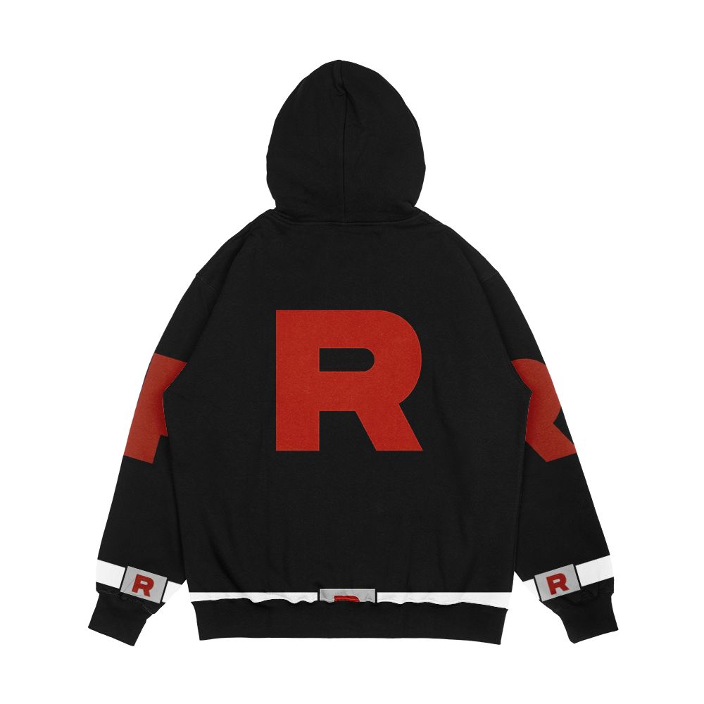 Team Rocket Grunt With Rocket Belt Men's All-Over-Print Hoodie - Image 2