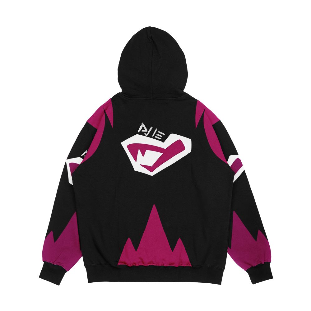 Team Yell Time Men's All-Over-Print Hoodie - Image 2