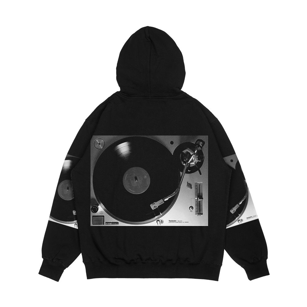 Technics Sl 1200Gr Turntable Men's All-Over-Print Hoodie - Image 2