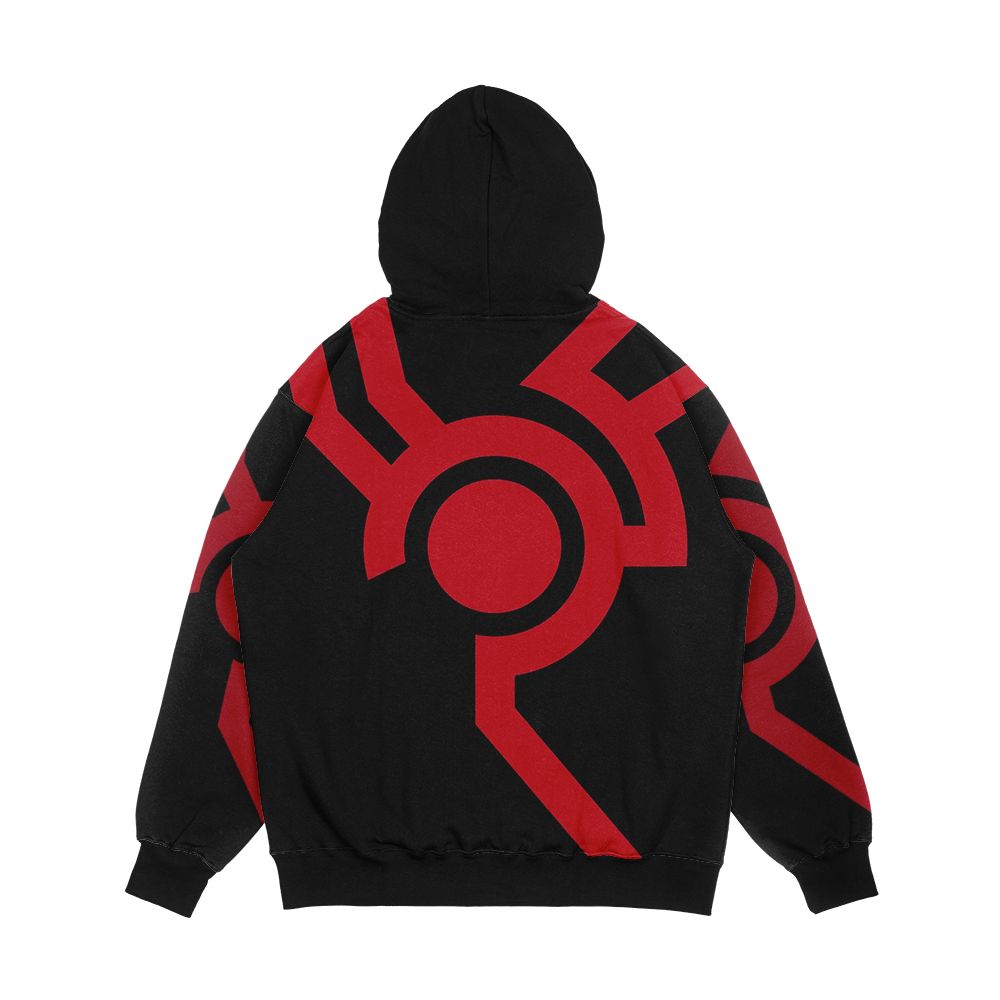 Techno Dot Men's All-Over-Print Hoodie - Image 2