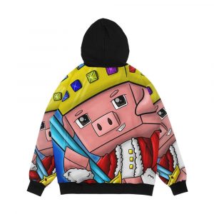 Alternative view of Technoblade King Merch Men's All-Over-Print Hoodie