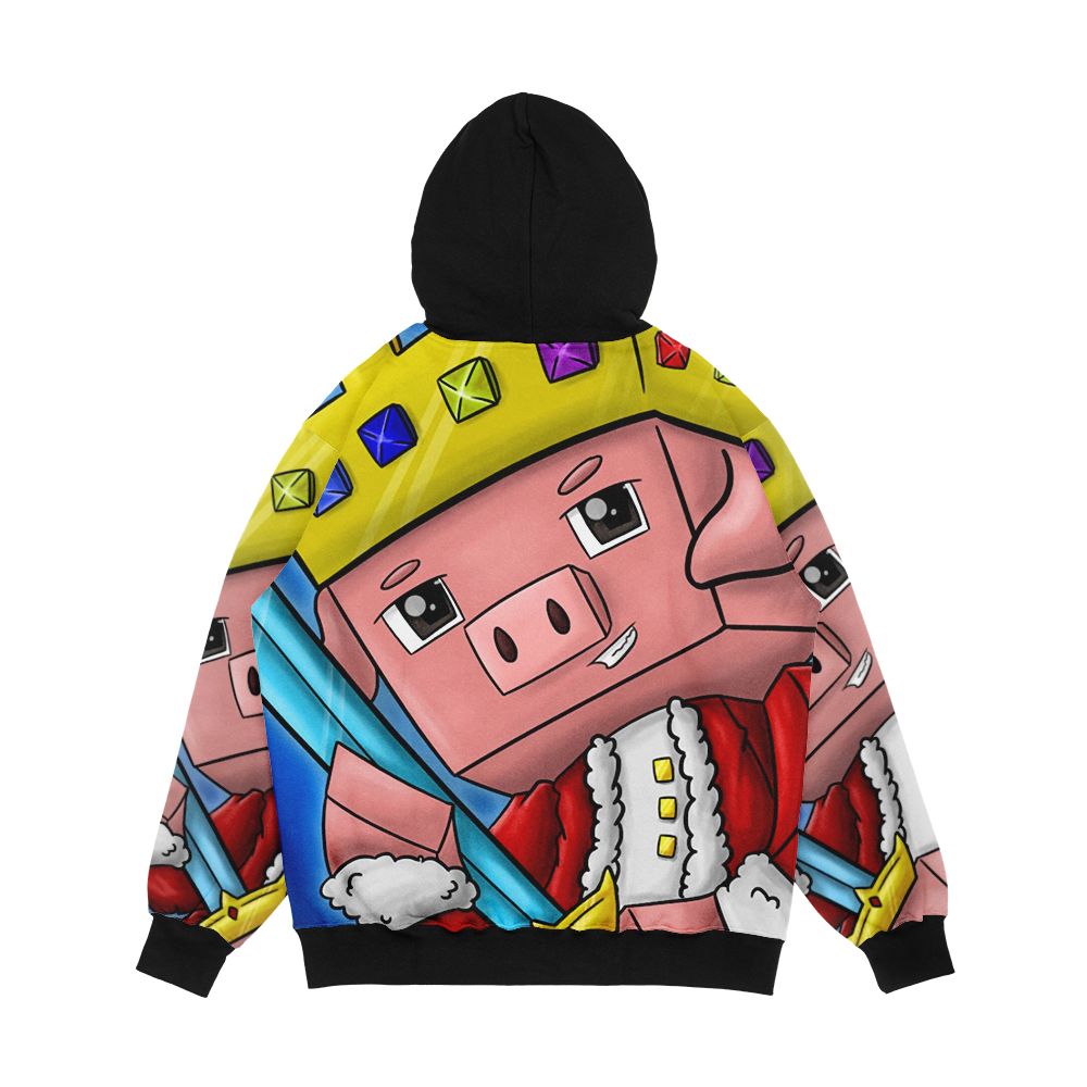Technoblade King Merch Men's All-Over-Print Hoodie - Image 2