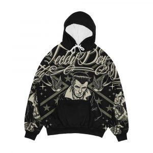 Teddy Boy Old School Men's All-Over-Print Hoodie