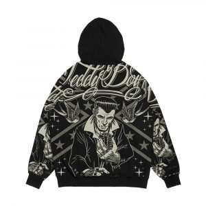 Alternative view of Teddy Boy Old School Men's All-Over-Print Hoodie