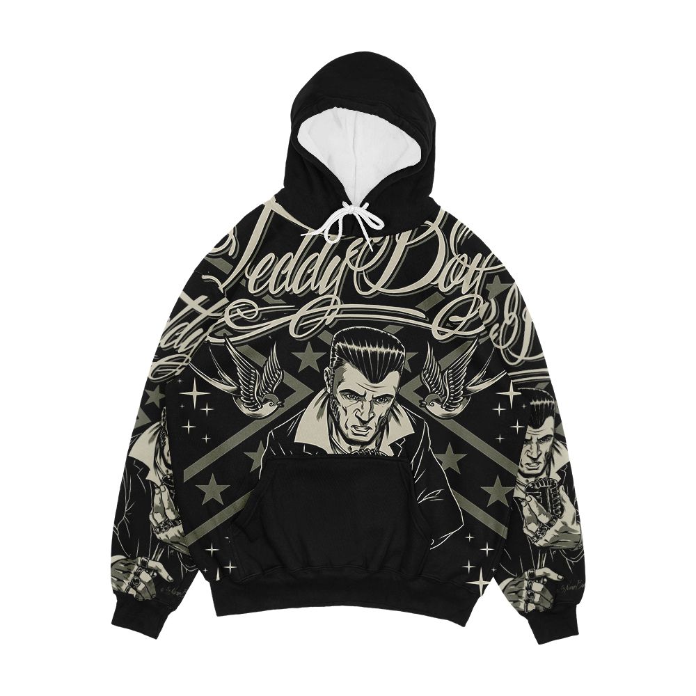 Teddy Boy Old School Men's All-Over-Print Hoodie
