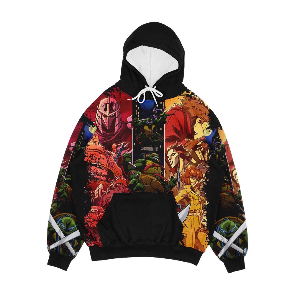 Teenage Mutant Ninja Turtle Cast Men's All-Over-Print Hoodie