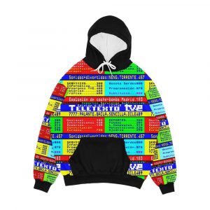Teletexto Men's All-Over-Print Hoodie