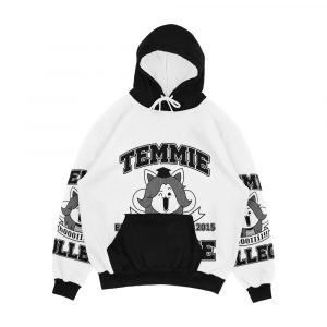 Temmie College Men's All-Over-Print Hoodie