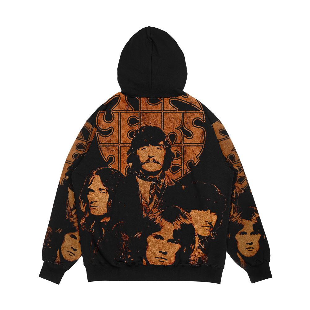 Ten Years After Band Distressed Retro Vintage Design Men's All-Over-Print Hoodie - Image 2