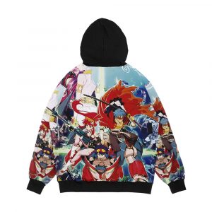 Alternative view of Tengen Toppa Gurren Lagann Men's All-Over-Print Hoodie