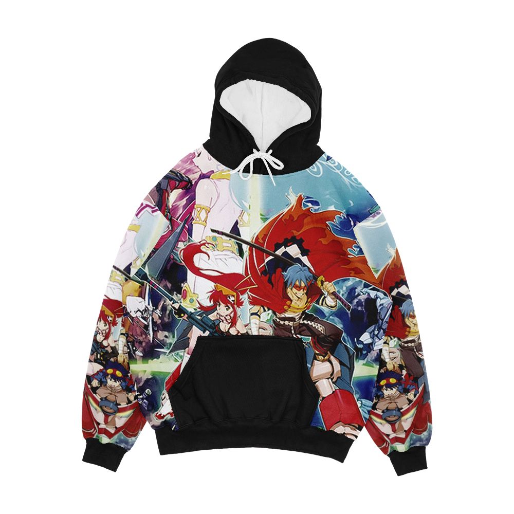 Tengen Toppa Gurren Lagann Men's All-Over-Print Hoodie