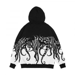 Alternative view of Tentacles Love Men's All-Over-Print Hoodie