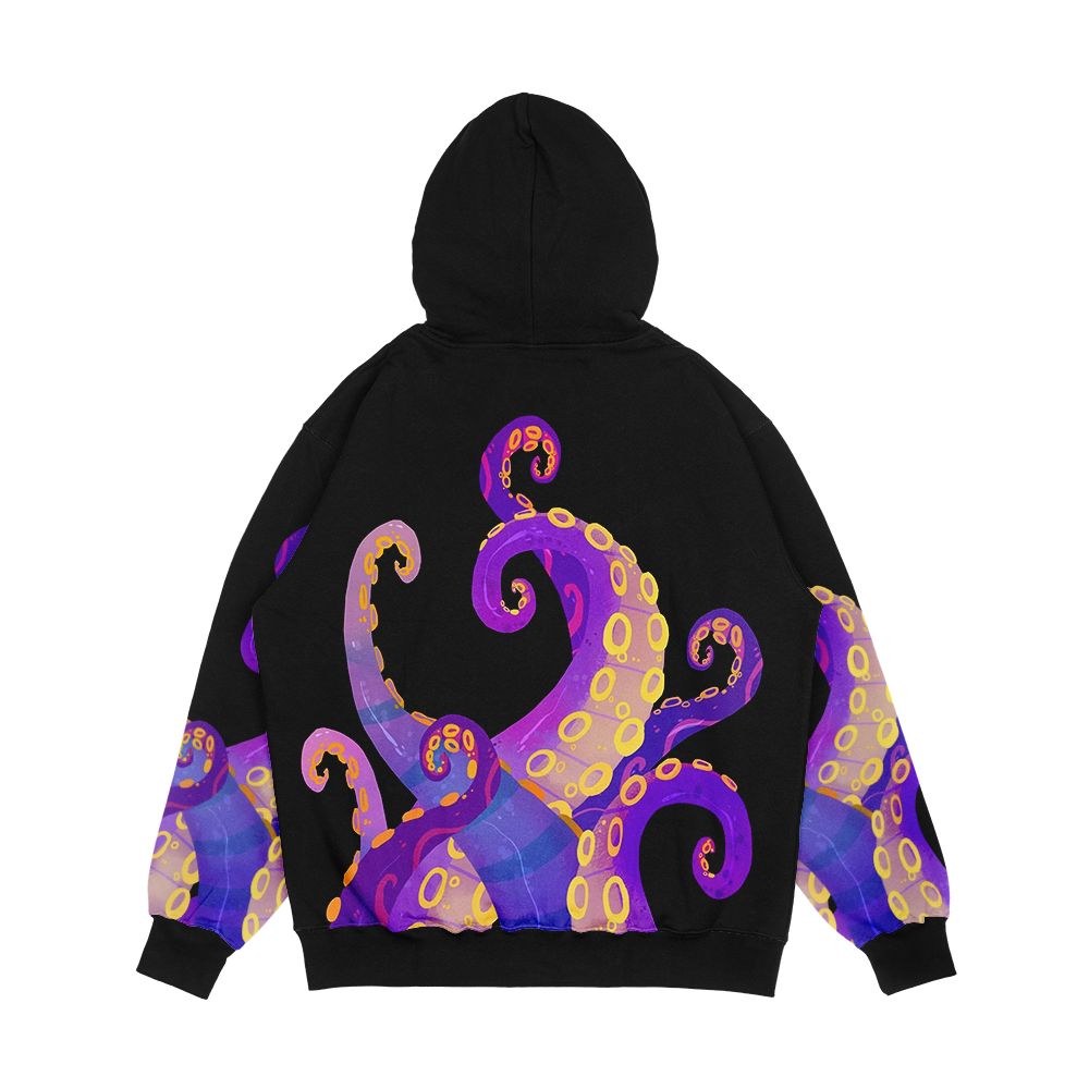 Tentacles Men's All-Over-Print Hoodie - Image 2