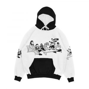 Terrace House Line Art Men's All-Over-Print Hoodie