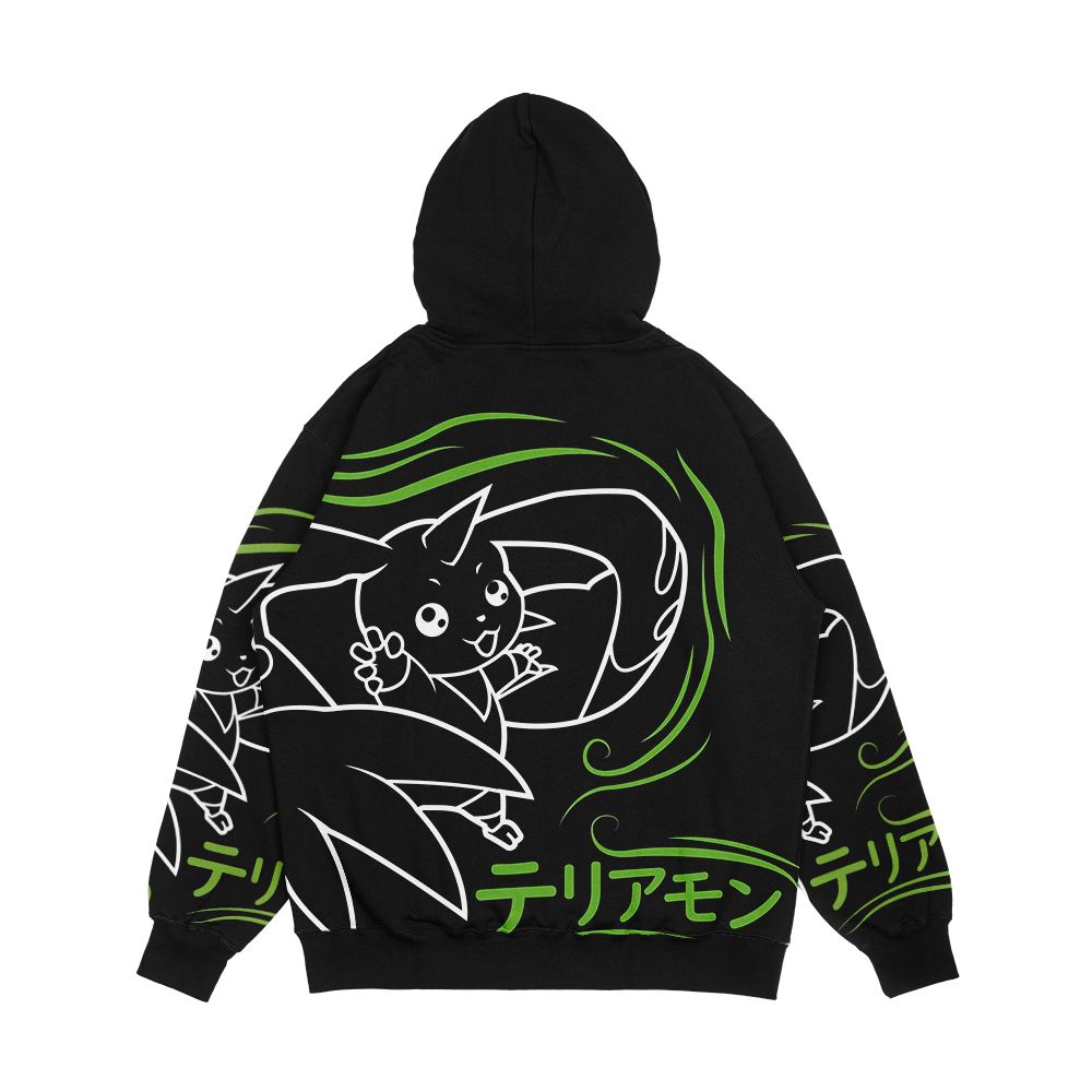 Terriermon Digimon Tamers Alt Color Men's All-Over-Print Hoodie - Image 2