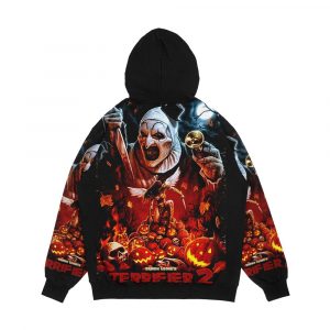 Alternative view of Terrifier 2 Horror Movie Poster Men's All-Over-Print Hoodie