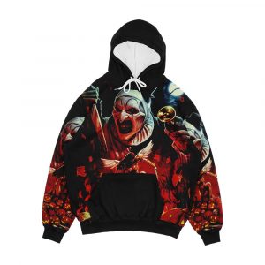 Terrifier Art The Clown Horror Merch Poster Men's All-Over-Print Hoodie