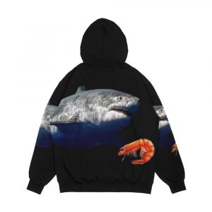 Alternative view of Terry The Fat Shark Men's All-Over-Print Hoodie