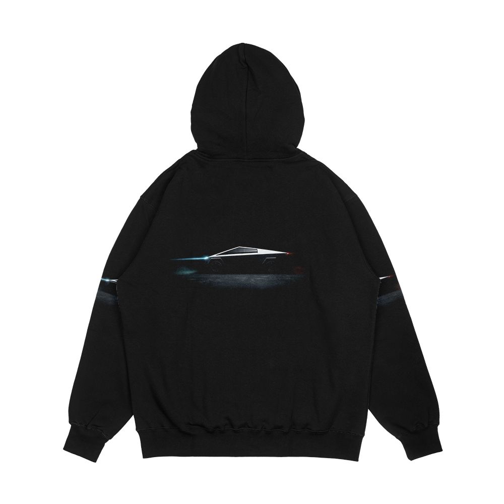 Tesla New Cybertruck In The Dark Men's All-Over-Print Hoodie - Image 2