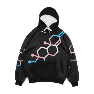 Testosterone Chemical Bond Men's All-Over-Print Hoodie