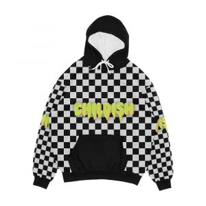 Tgfbro Childish B And W Design Men's All-Over-Print Hoodie