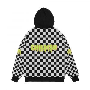 Alternative view of Tgfbro Childish B And W Design Men's All-Over-Print Hoodie
