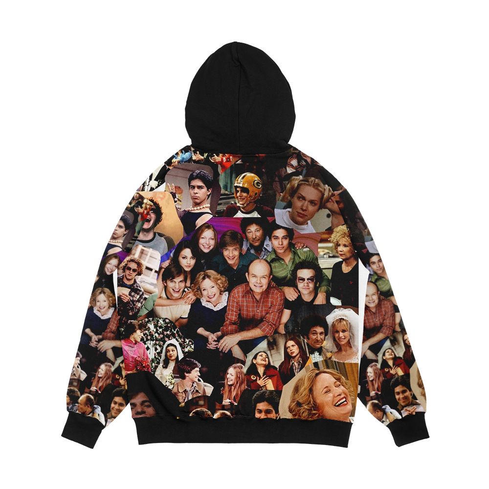That 70 s Show Collage Men's All-Over-Print Hoodie - Image 2