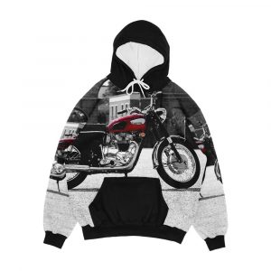 The 1968 T120 Bonnie Men's All-Over-Print Hoodie