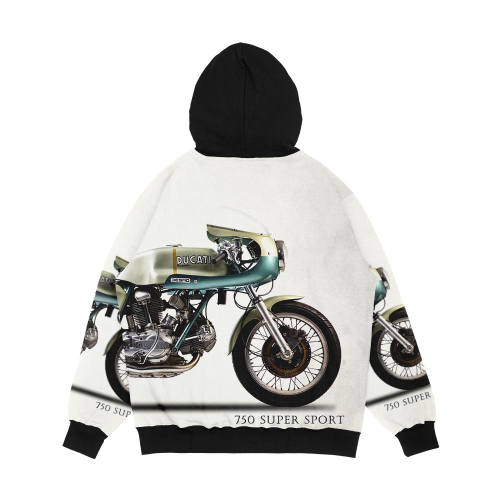 The 750Ss 1974 Men's All-Over-Print Hoodie - Image 2