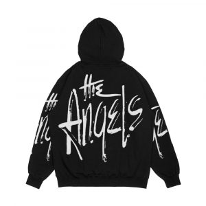 Alternative view of The Angels Transparent White Men's All-Over-Print Hoodie