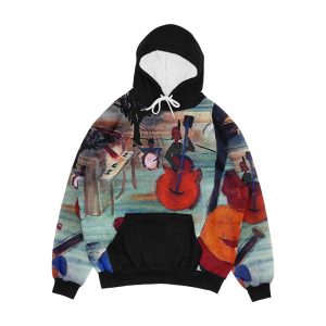 The Band Music From Big Pink Album Cover Men's All-Over-Print Hoodie