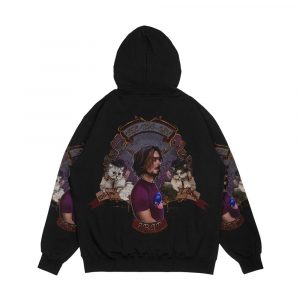 Alternative view of The Big Cat Men's All-Over-Print Hoodie